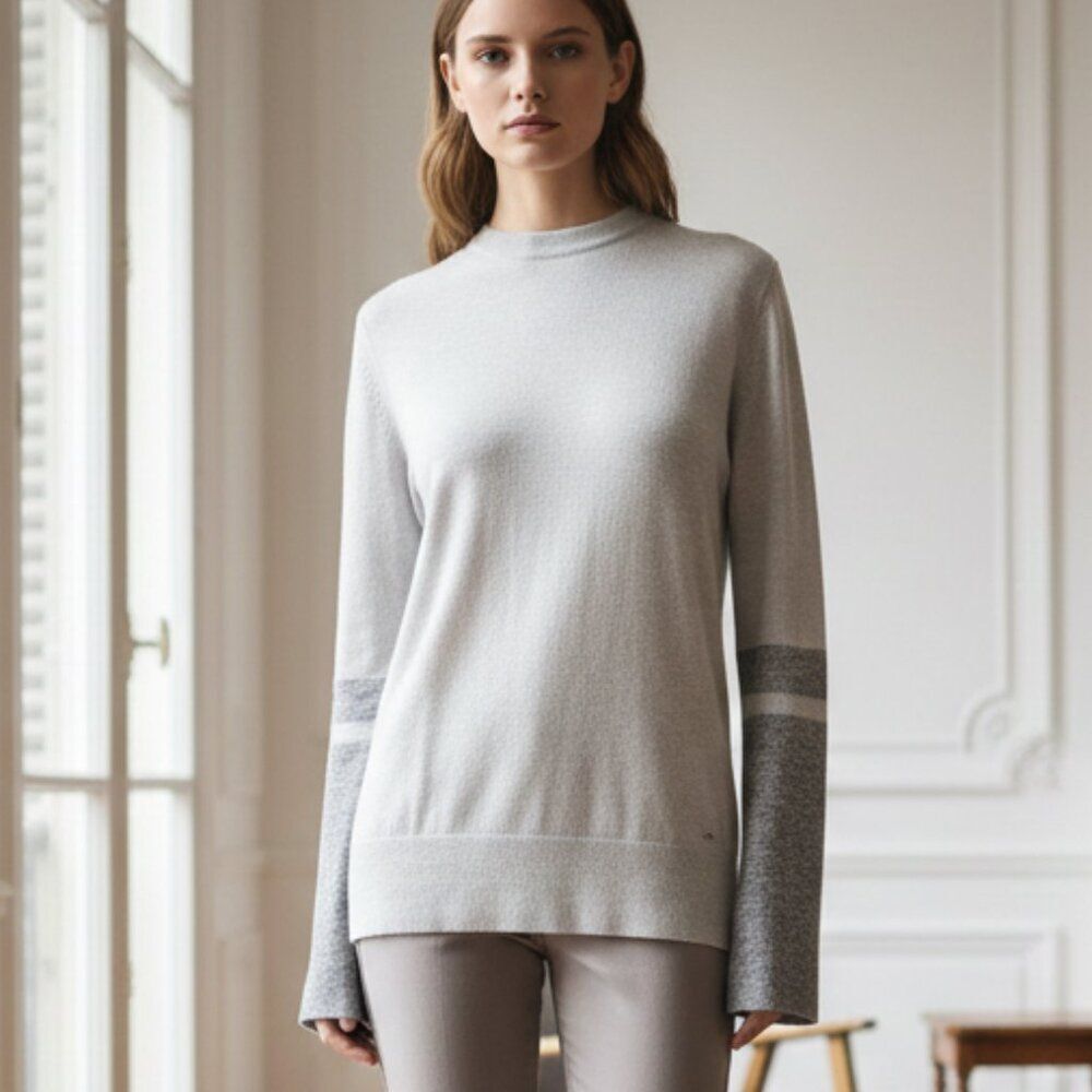 Diesel Women's Gray Wool/Alpaca/Acrylic Blend Sweater Size Medium